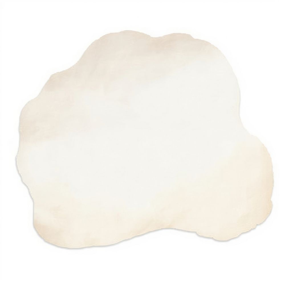 Cloud shape ripped paper cushion diaper pillow.