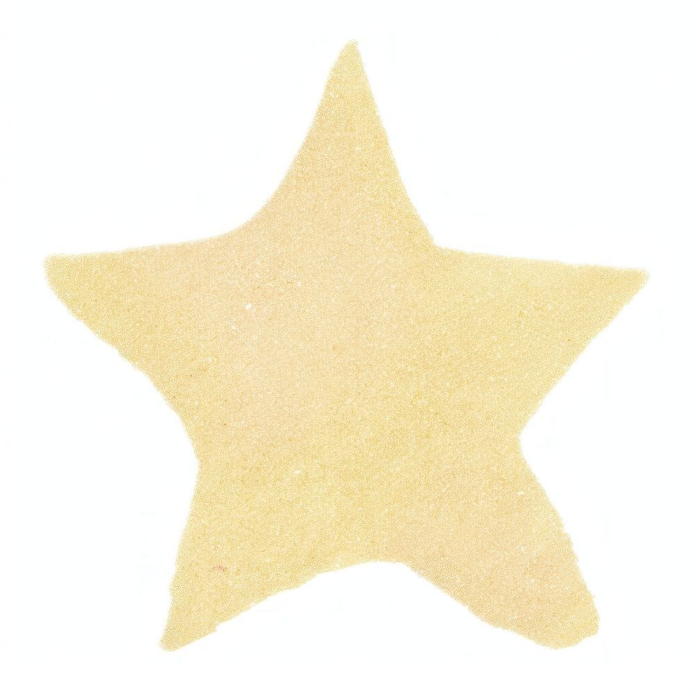 Glitter star shape ripped paper symbol animal shark.