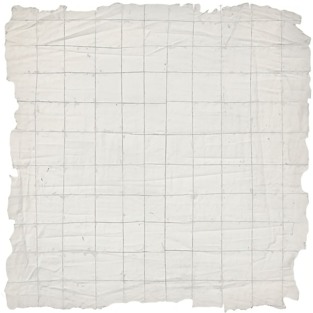 Grid ripped paper text linen home decor.