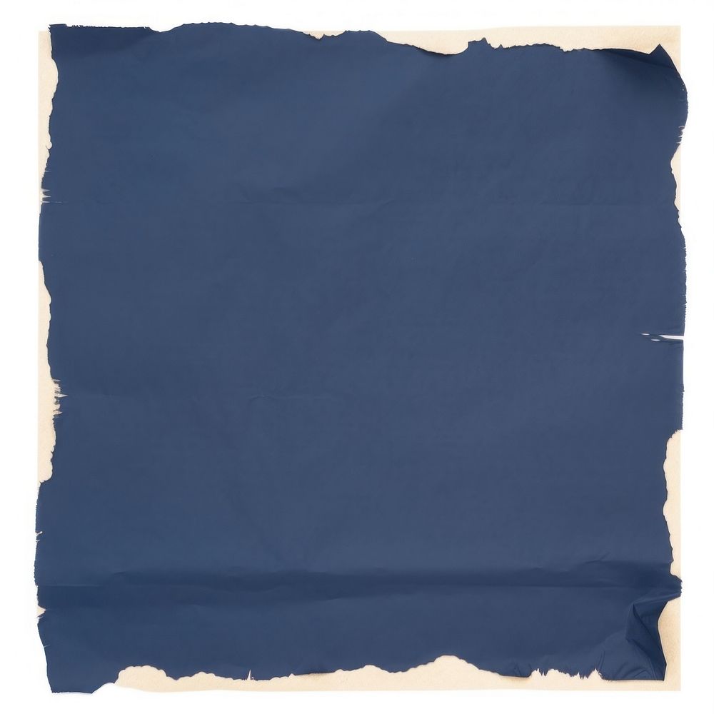 Navy blue ripped paper towel paper towel.