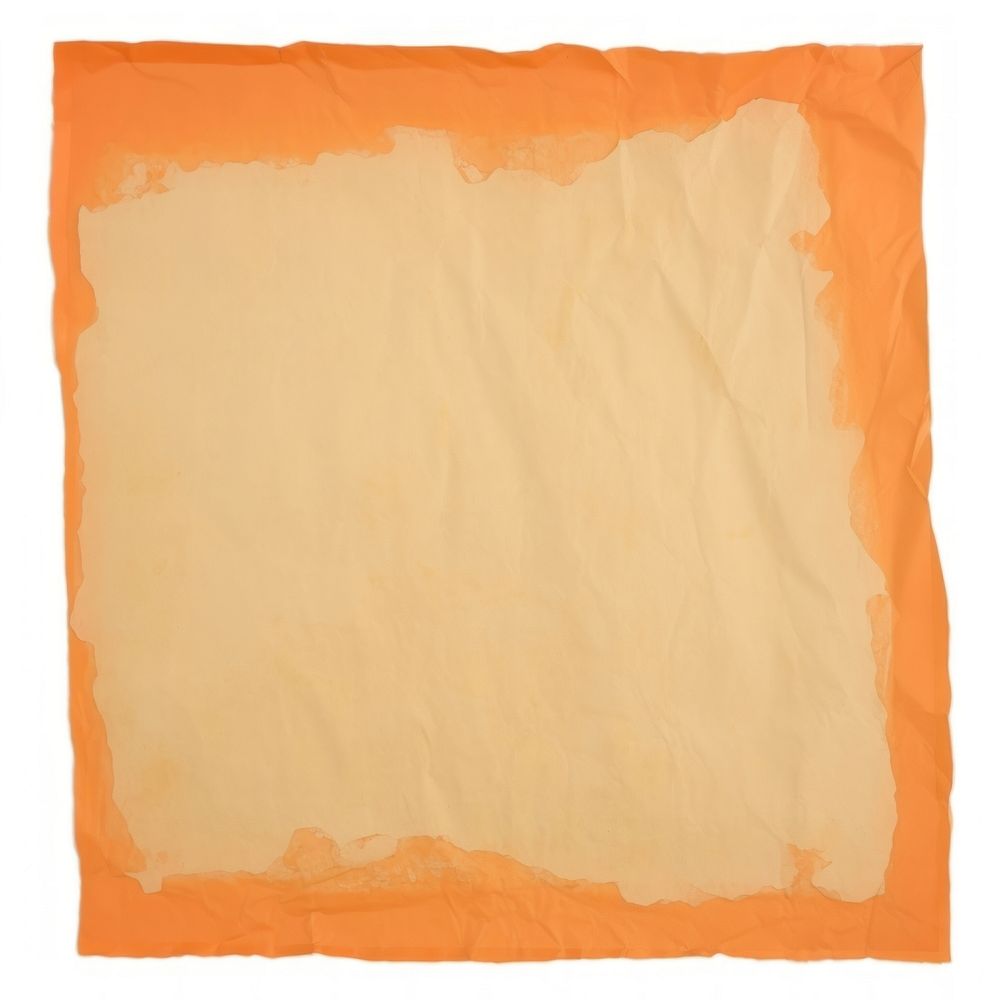 Orange ripped paper cushion diaper bag.