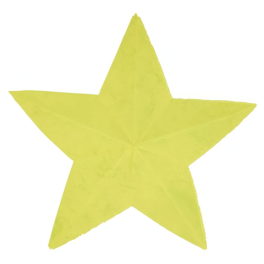 Star shape ripped paper symbol animal plant.