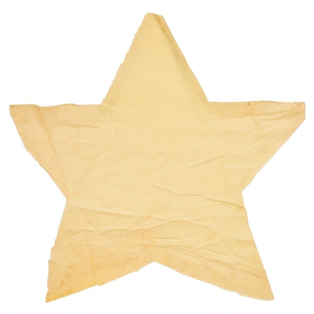 Star shape ripped paper symbol star symbol.
