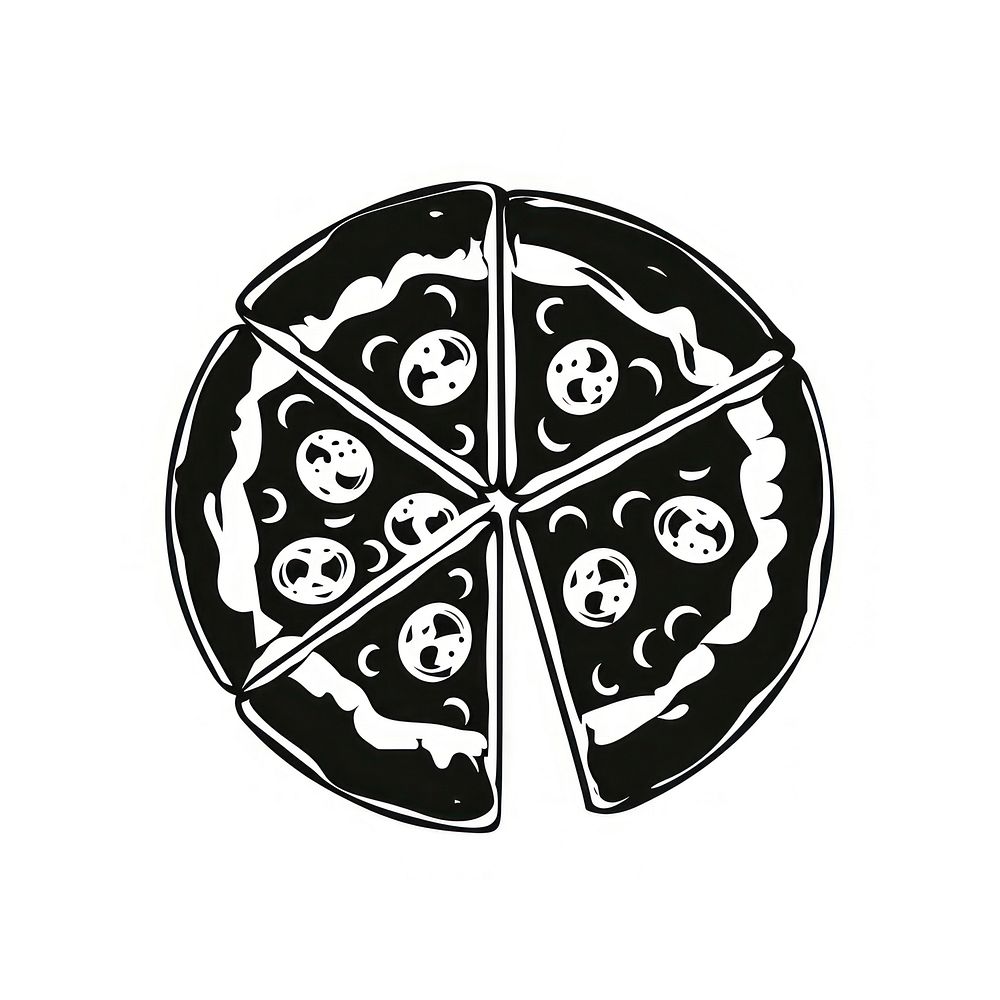 Pizza silhouette clip art stencil symbol diaper.
