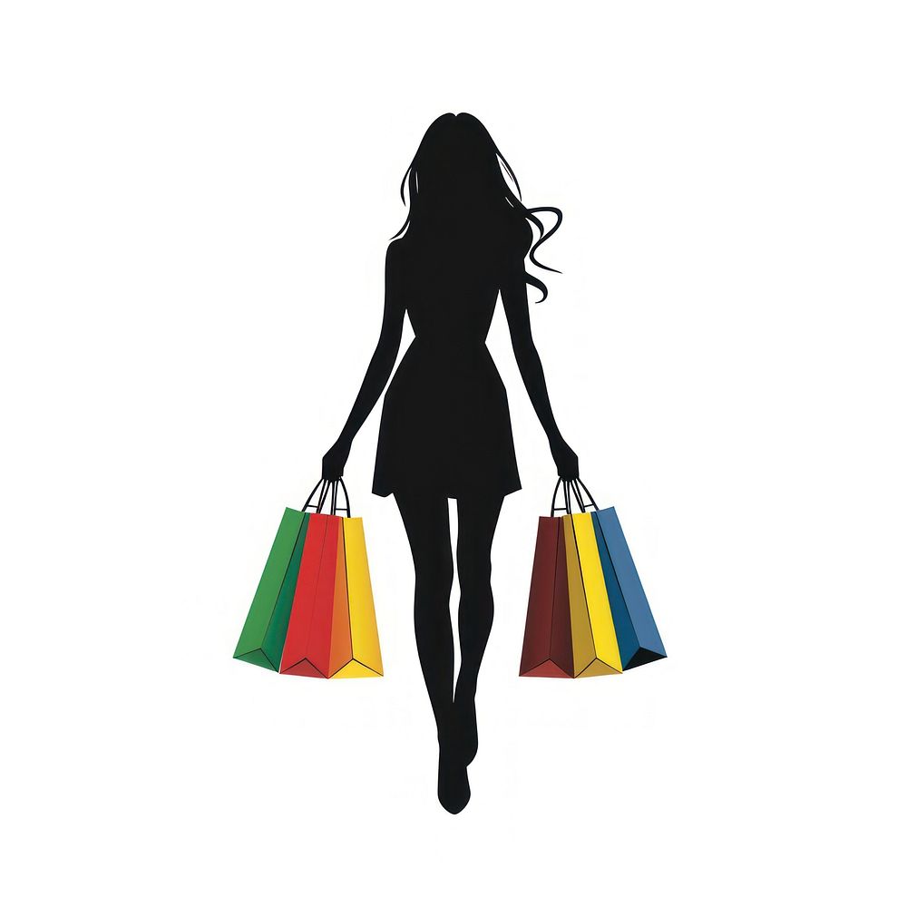 Shopping silhouette clip art shopping accessories accessory.