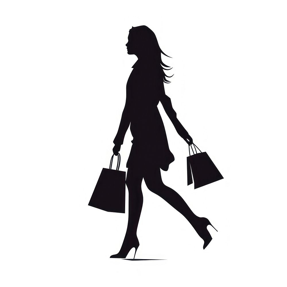 Shopping silhouette clip art accessories accessory clothing.