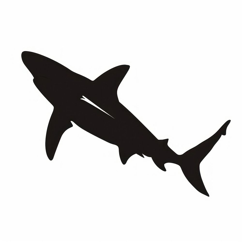 Shark silhouette clip art shark animal fish.