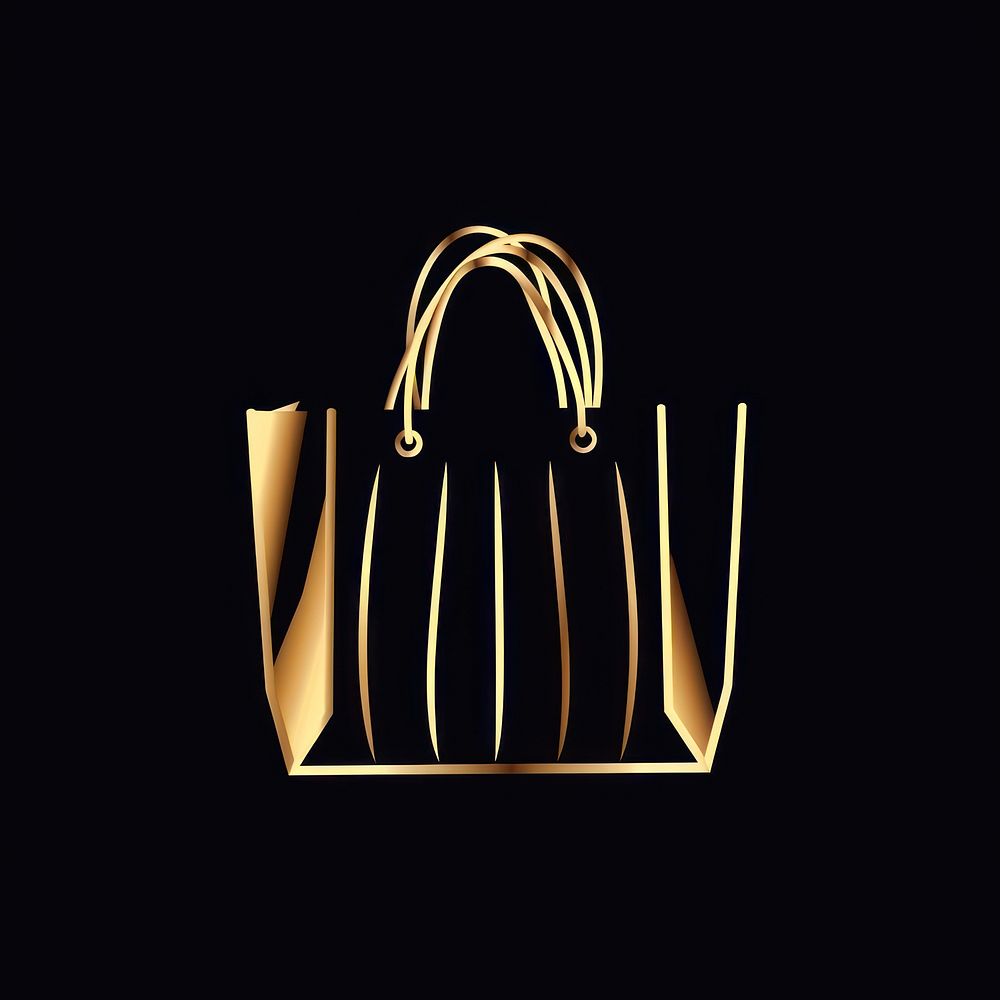 Golden shopping accessories chandelier accessory.