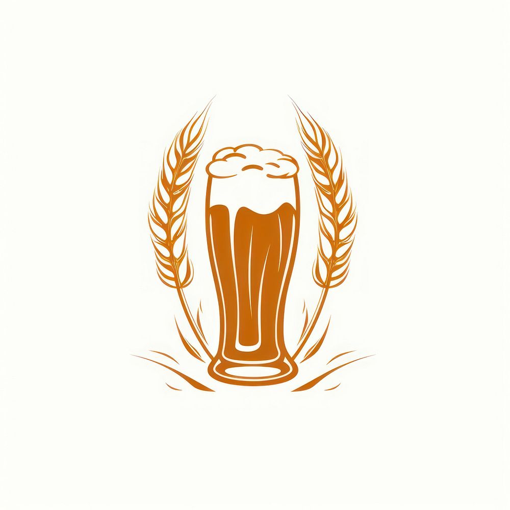 Beer logo beverage alcohol.