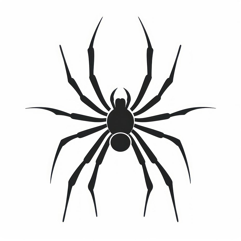 Spider icon silhouette clip art spider invertebrate chandelier.