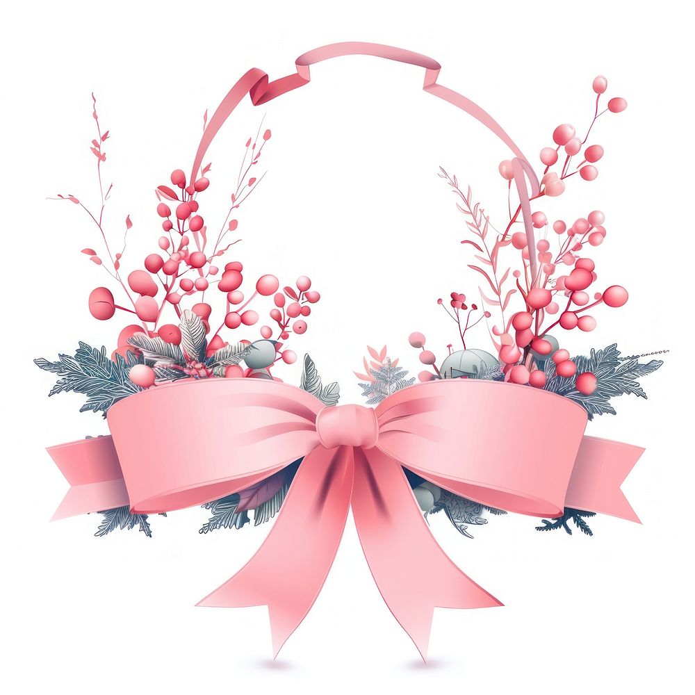 Ribbon pastel winter banner accessories accessory blossom.