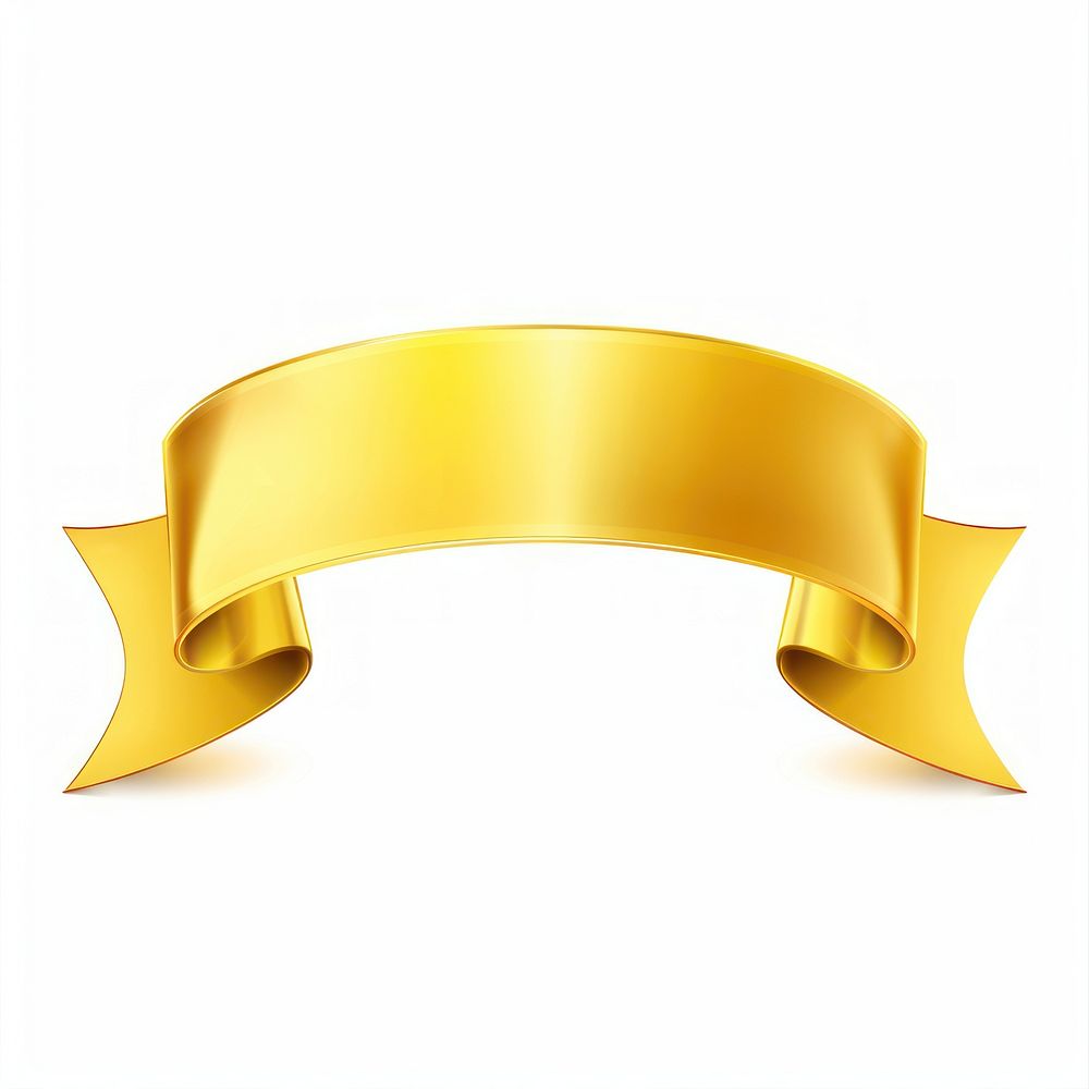 Gradient gold Ribbon award badge icon text appliance device.