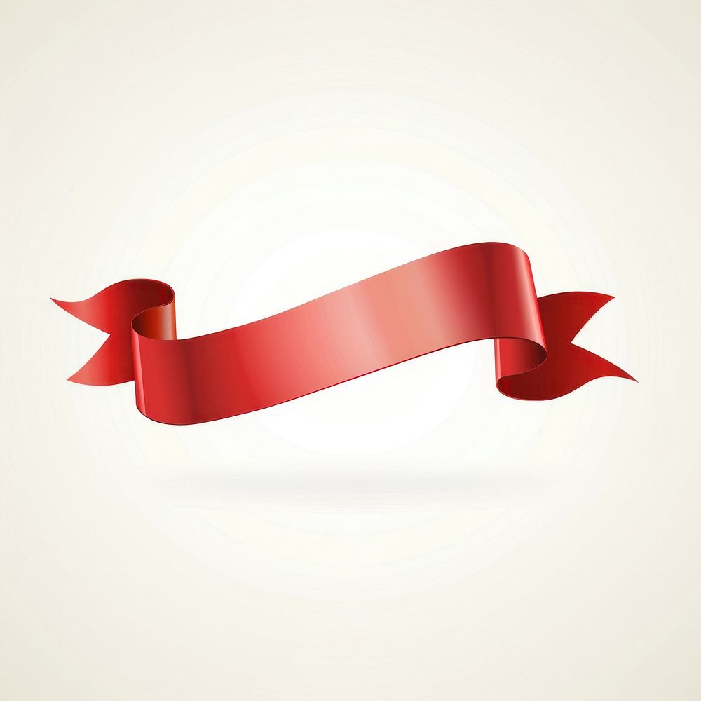 Gradient red Ribbon award badge icon text accessories accessory.