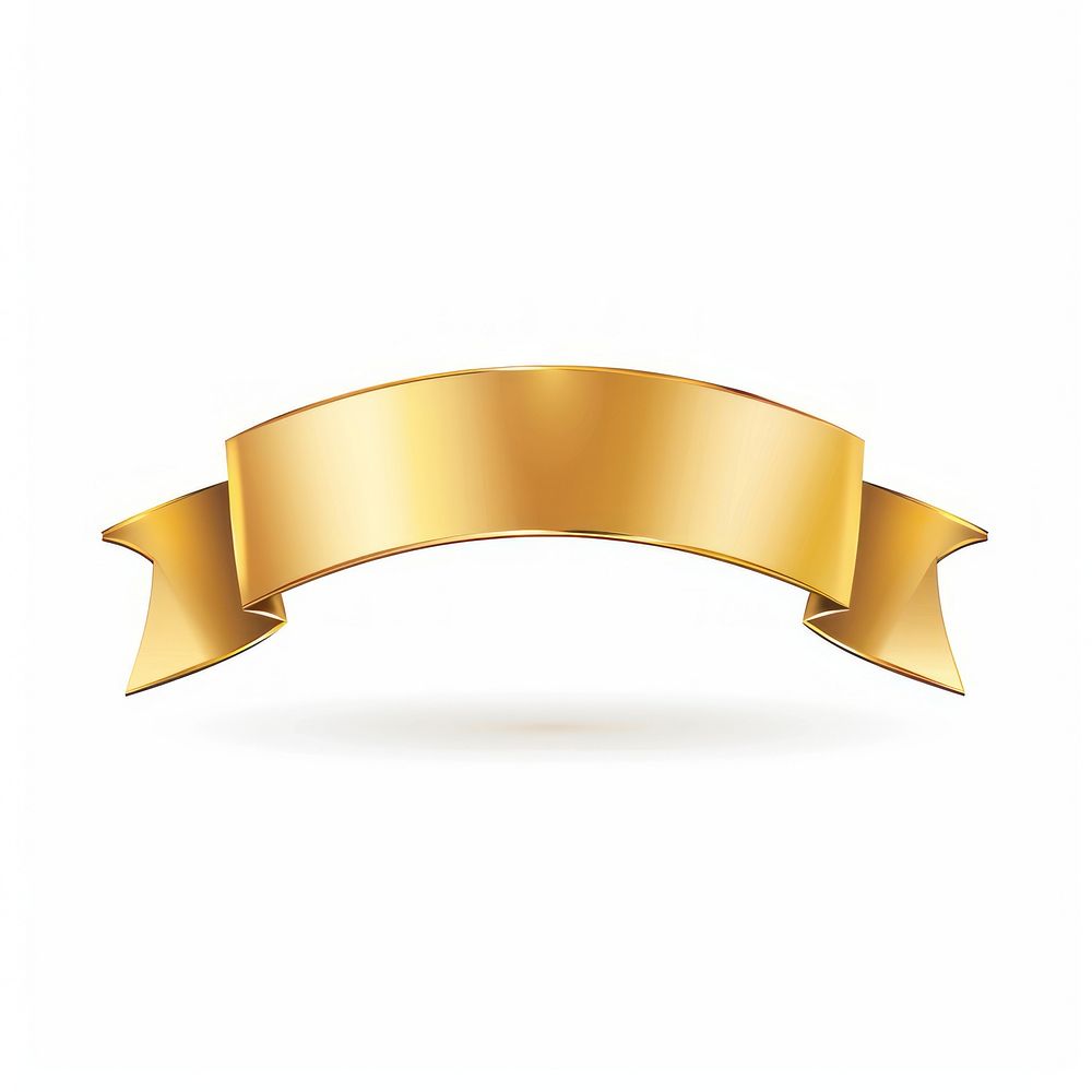 Gradient gold Ribbon award badge icon text accessories chandelier.