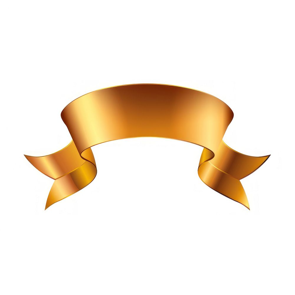 Gradient gold Ribbon award badge icon text appliance document.