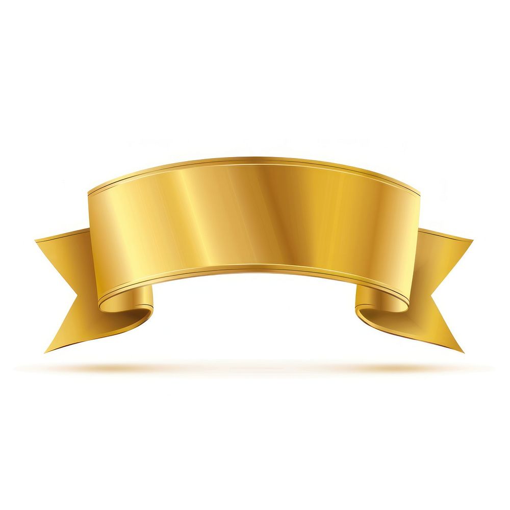 Gradient gold Ribbon award badge icon text chandelier bronze.