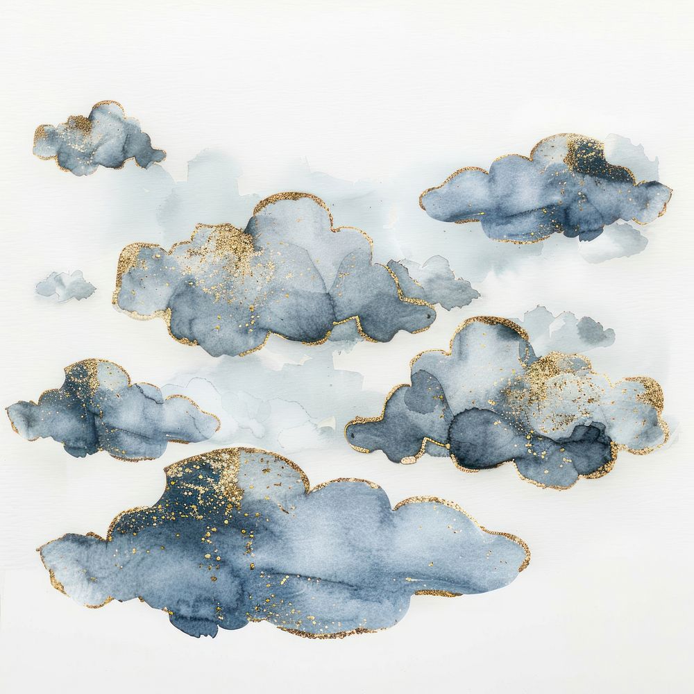 Clouds painting accessories accessory.