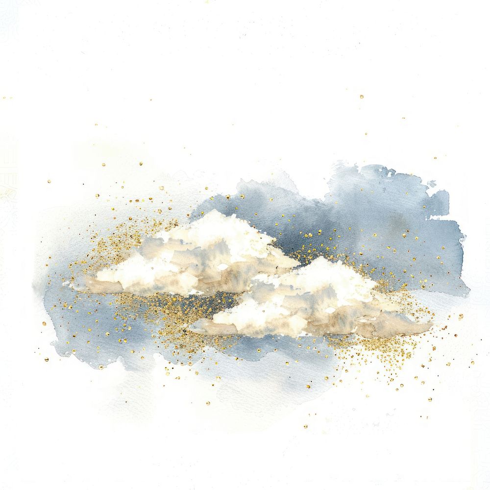 Clouds painting powder animal.
