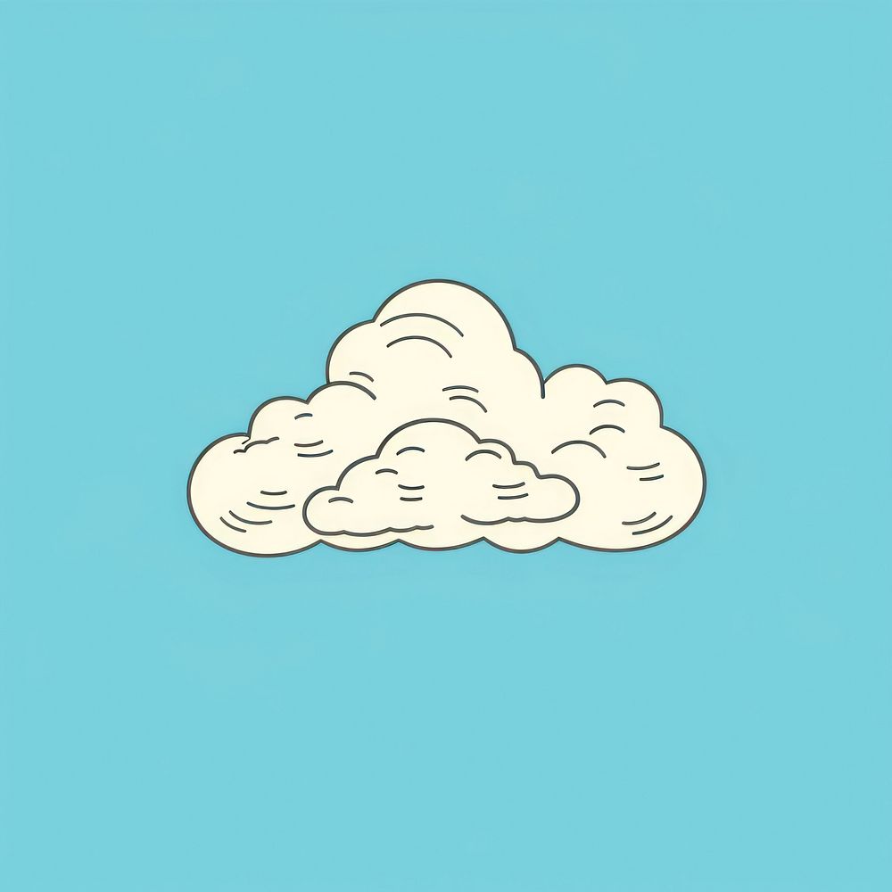 Clouds icon outdoors cumulus weather.