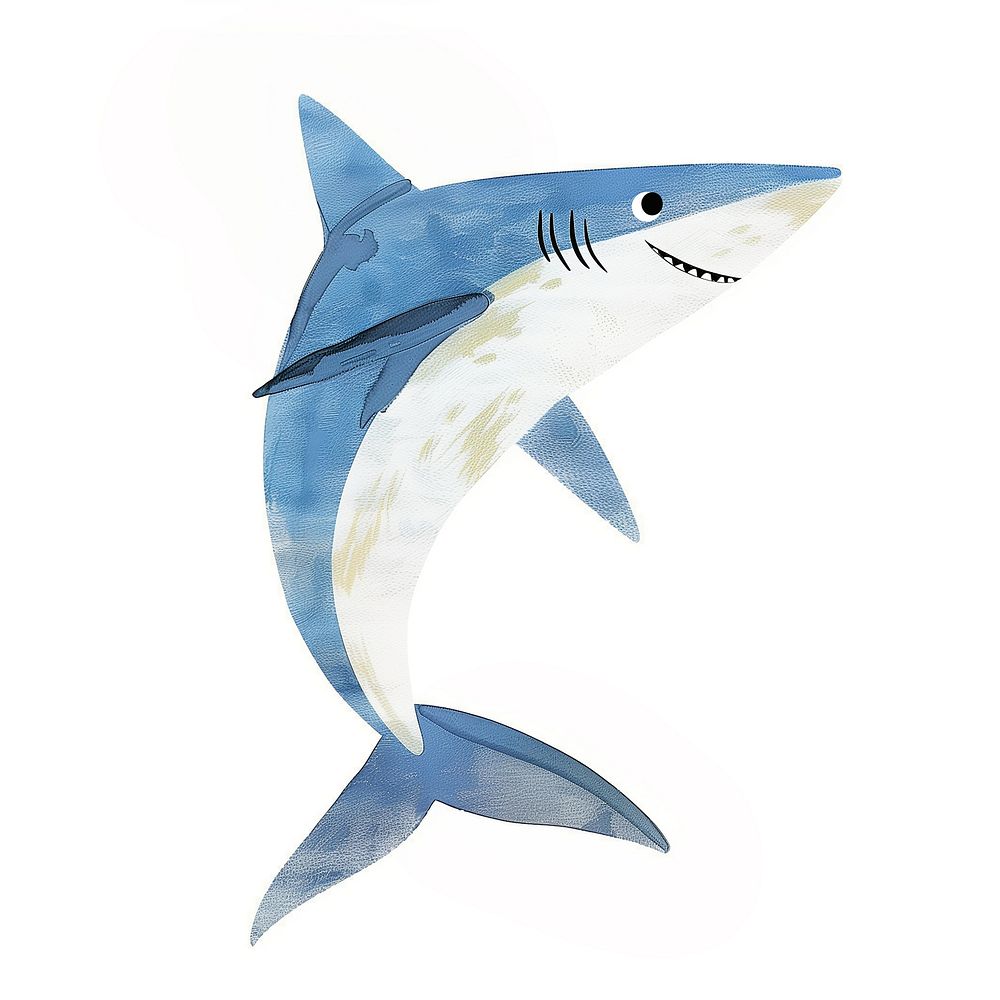 Cute shark animal illustration