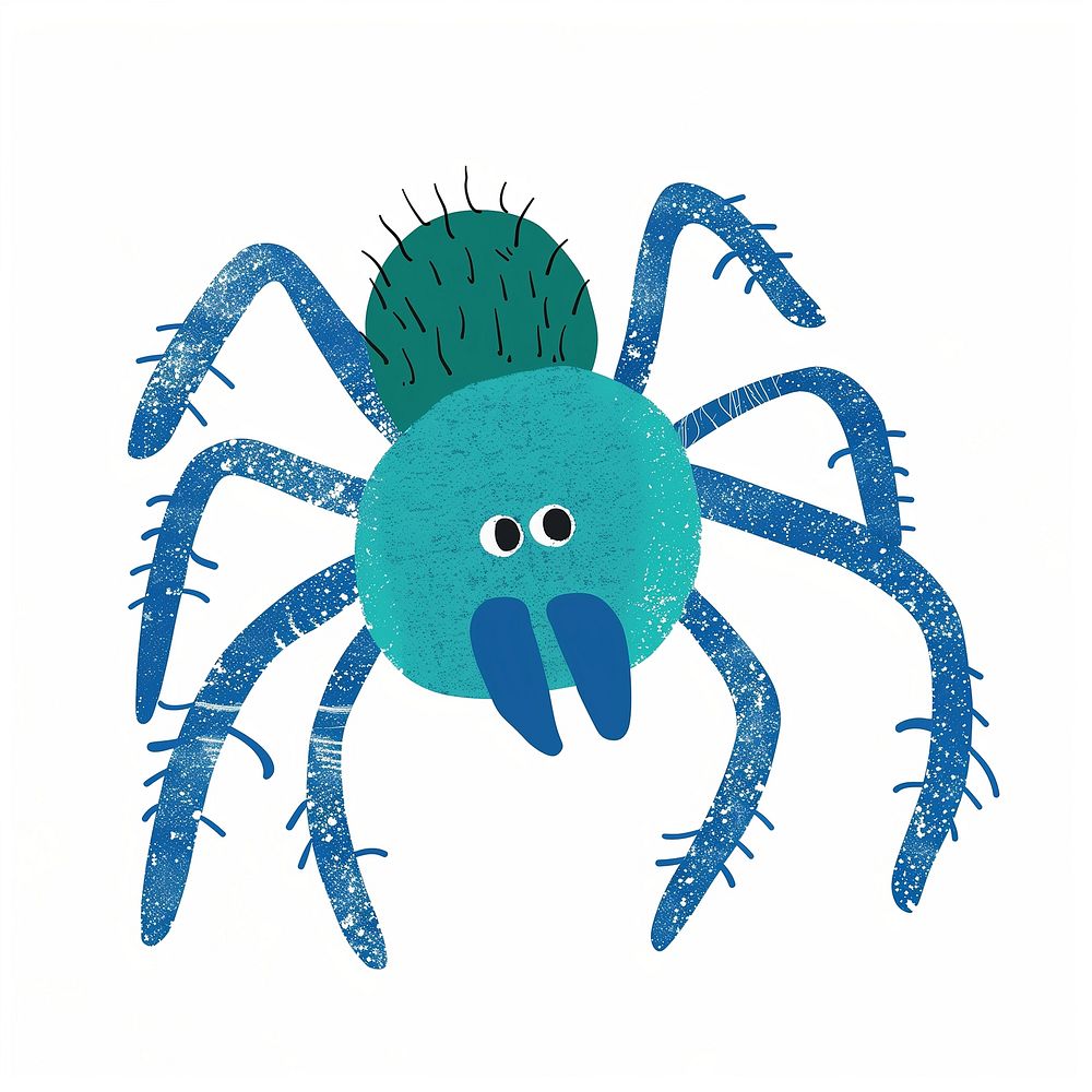 Cute spider animal illustration