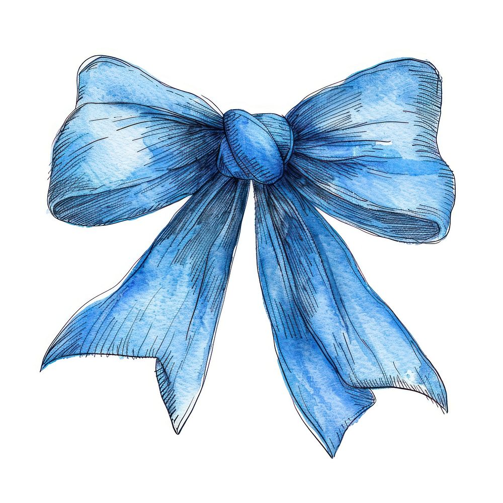 Individual blue bow accessories accessory jewelry.