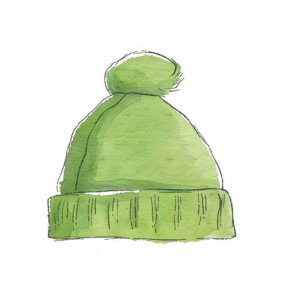 Individual green baby wool hat sweatshirt clothing knitwear.