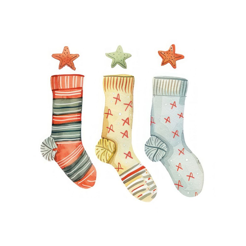 Individual newborn socks christmas clothing festival.