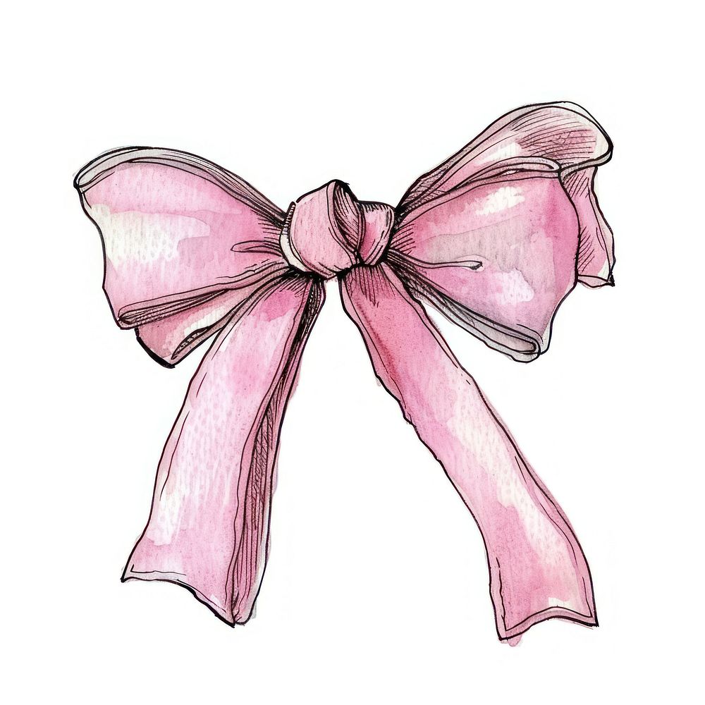 Individual pink bow accessories accessory blossom.