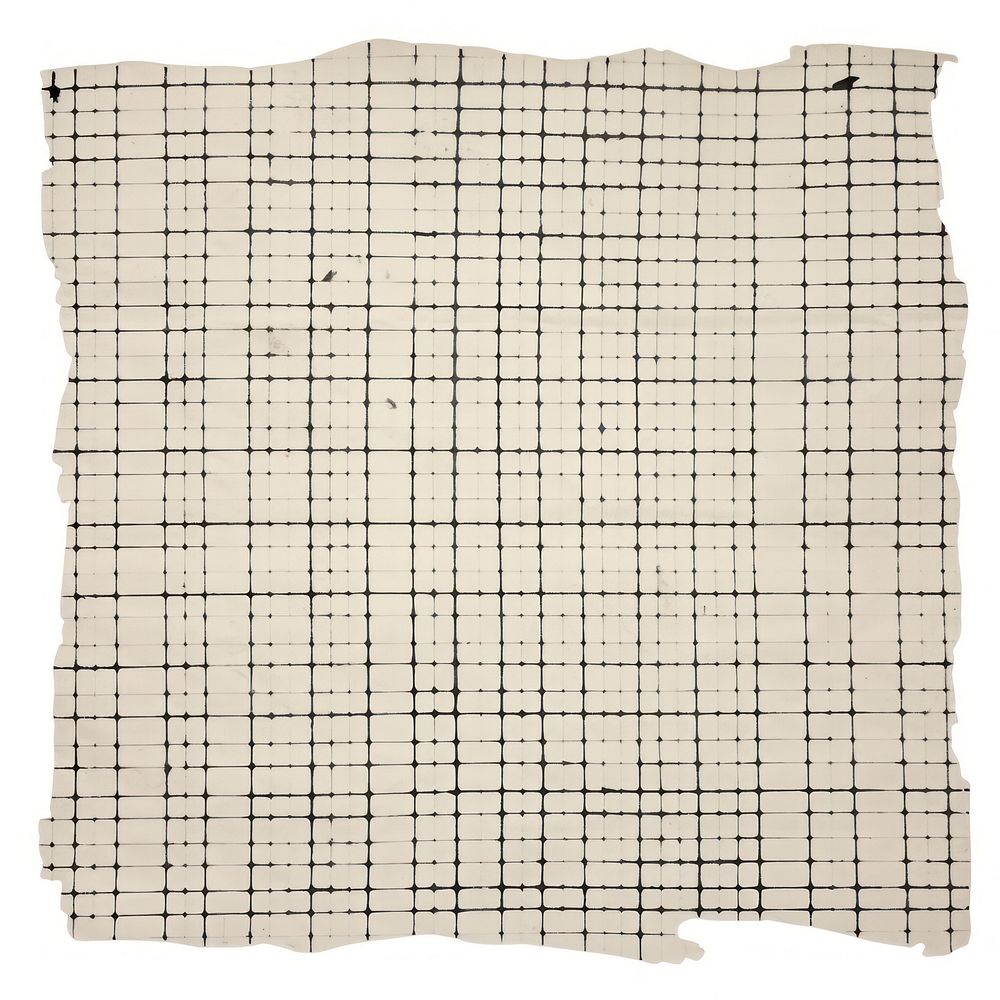 Grid paper ripped paper text tartan linen.