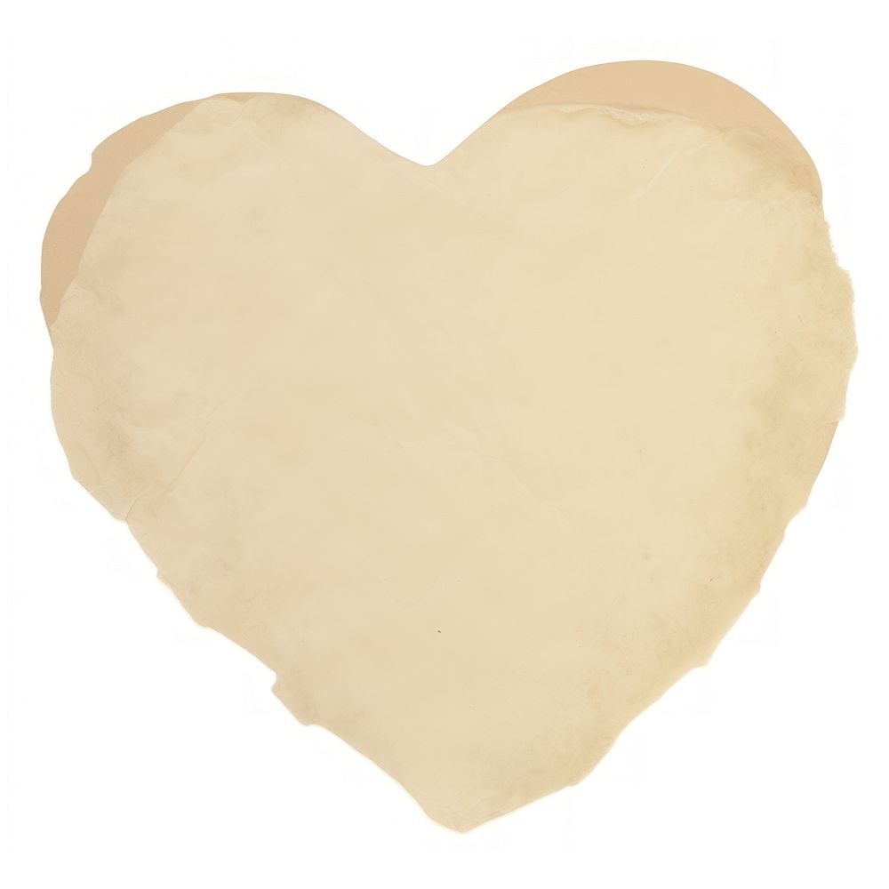 Heart shape ripped paper cushion pillow diaper.