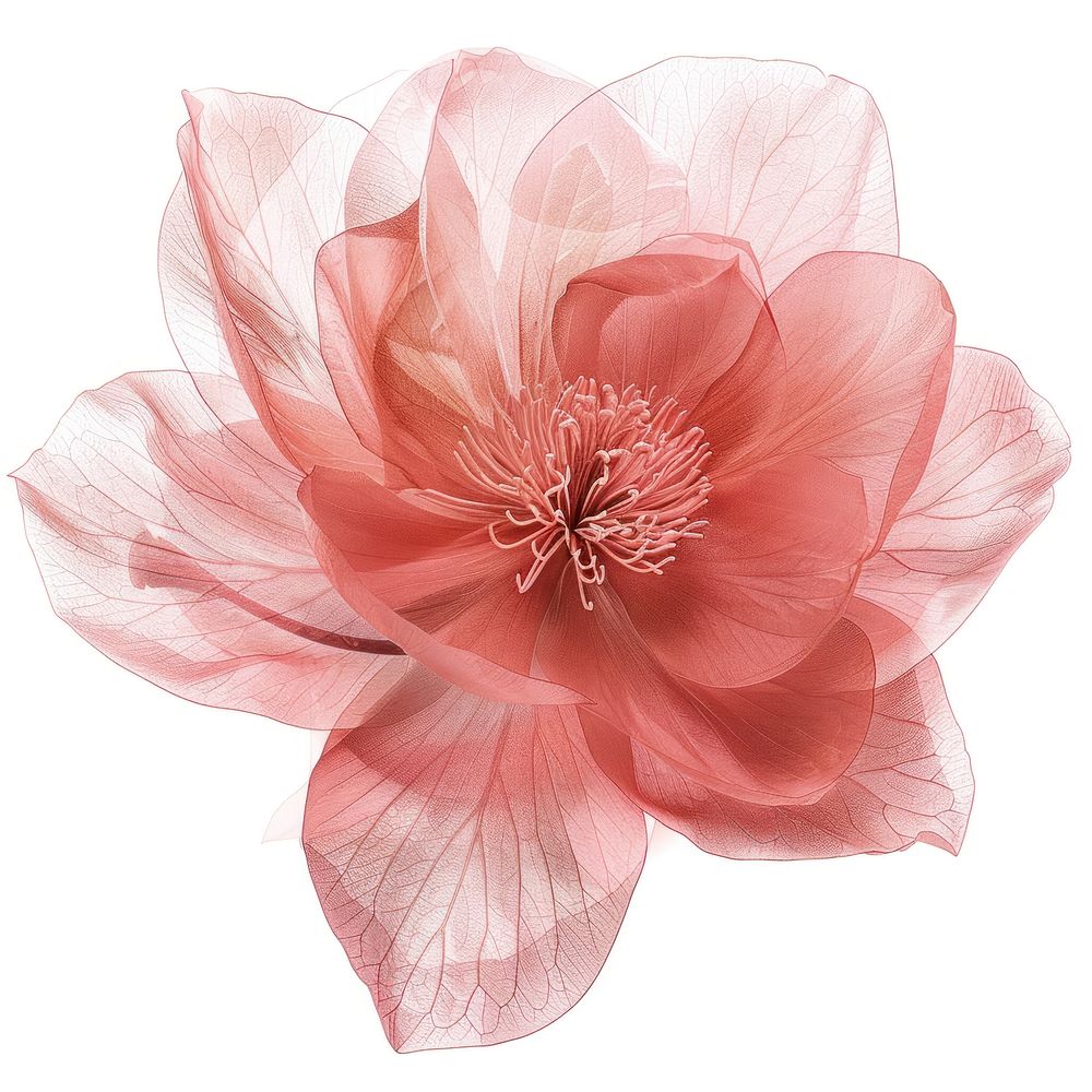 Pink flower blossom anemone dahlia.
