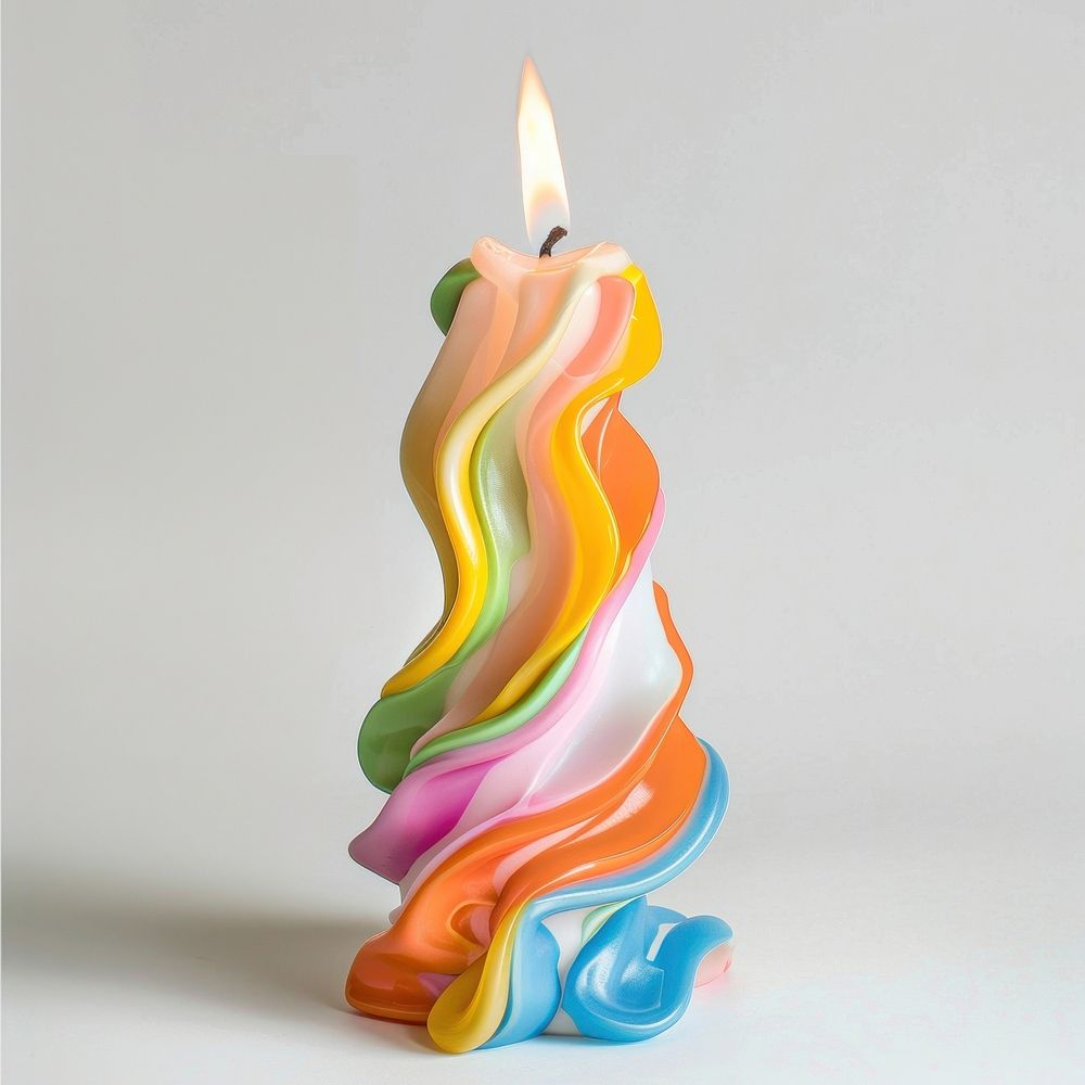 Candle shaped candle celebration anniversary.