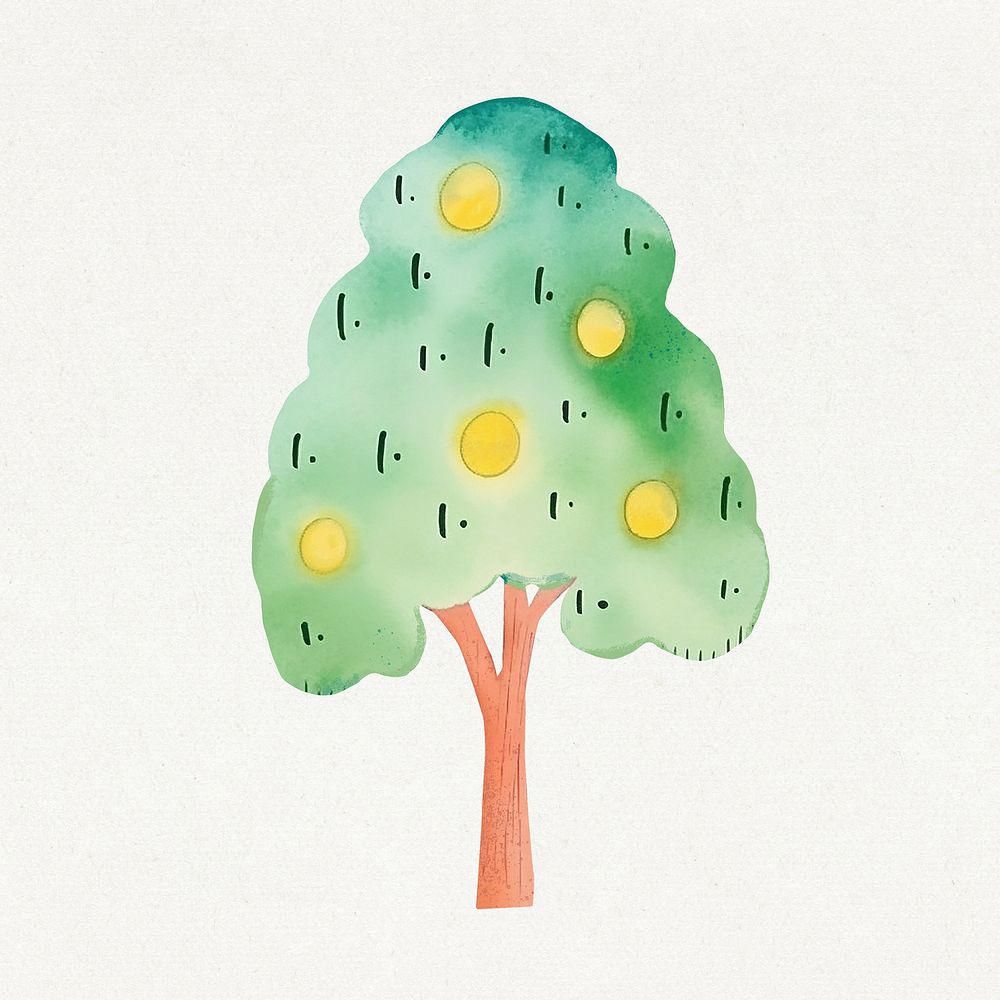 Tree digital art illustration