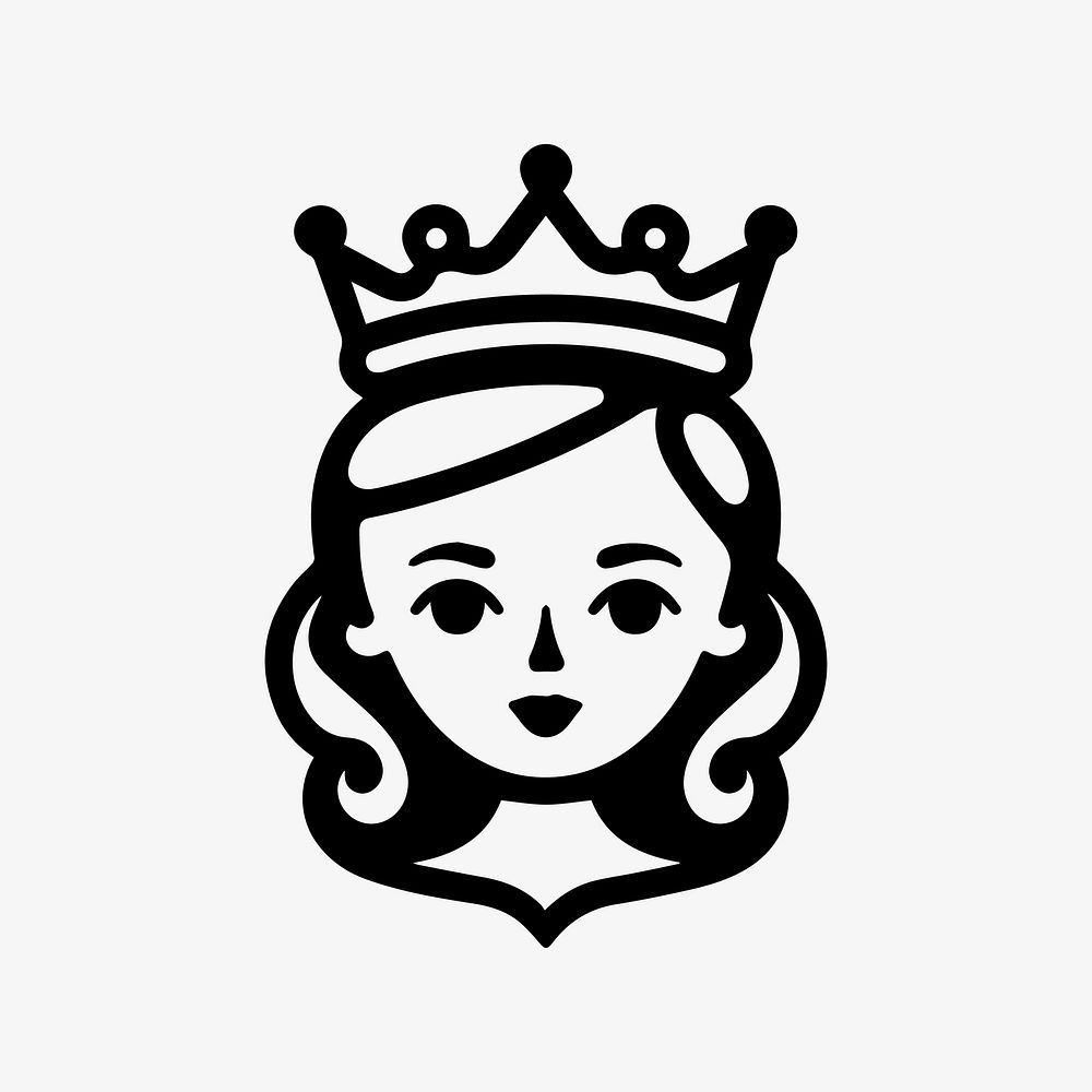 Queen  character line art illustration