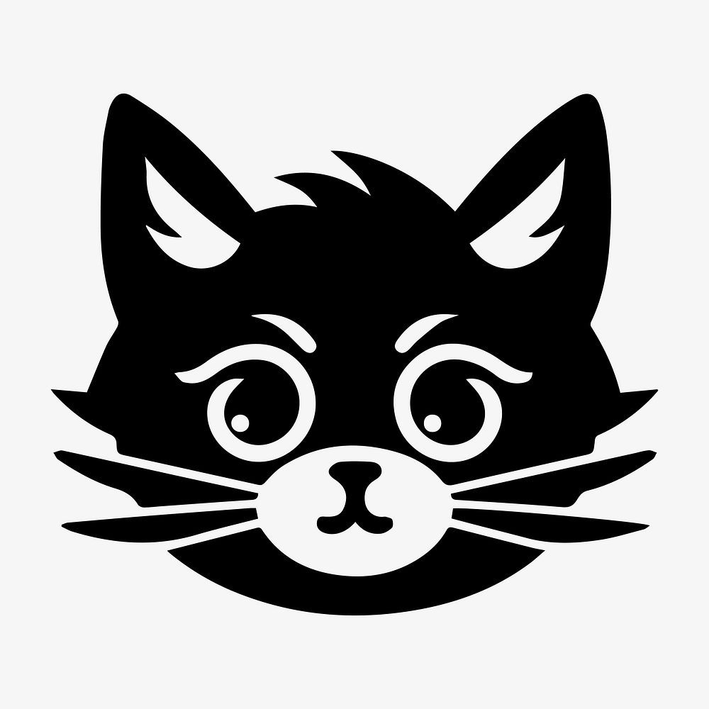 Cat animal line art illustration