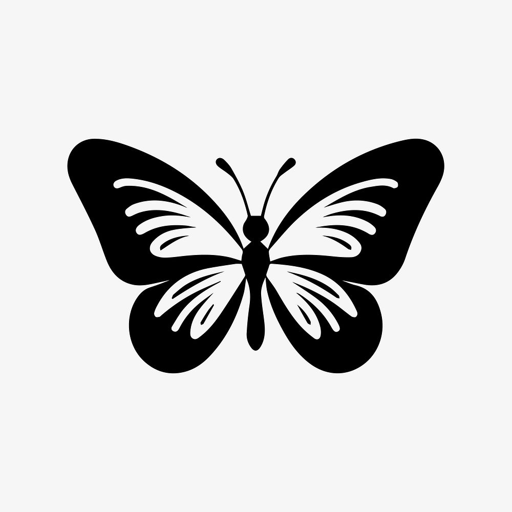 Butterfly animal line art illustration