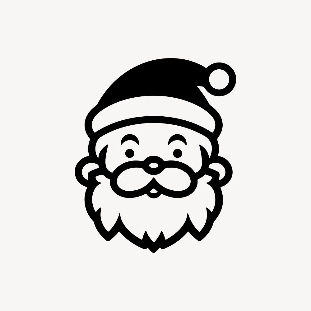 Santa Claus  character line art illustration