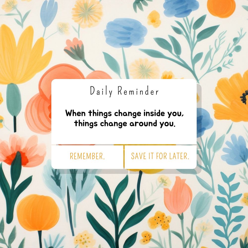 Daily reminder Instagram post 
