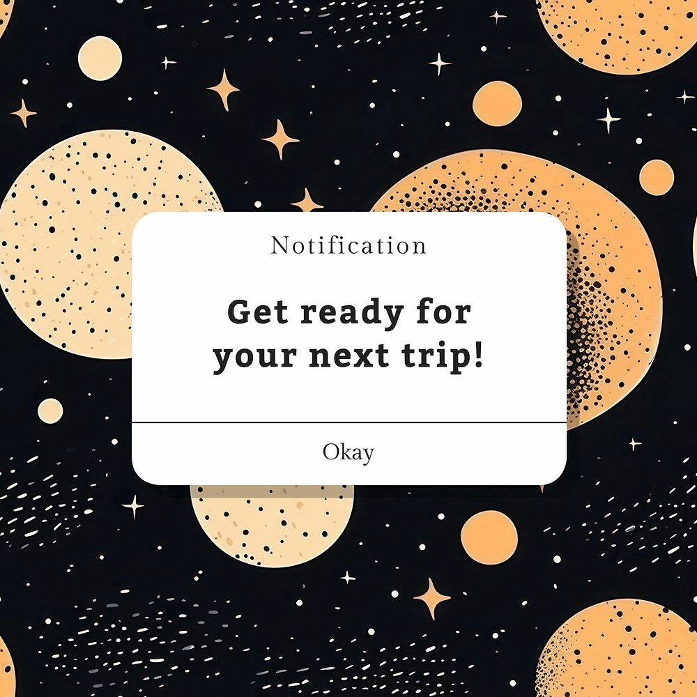 Travel reminder Instagram post 