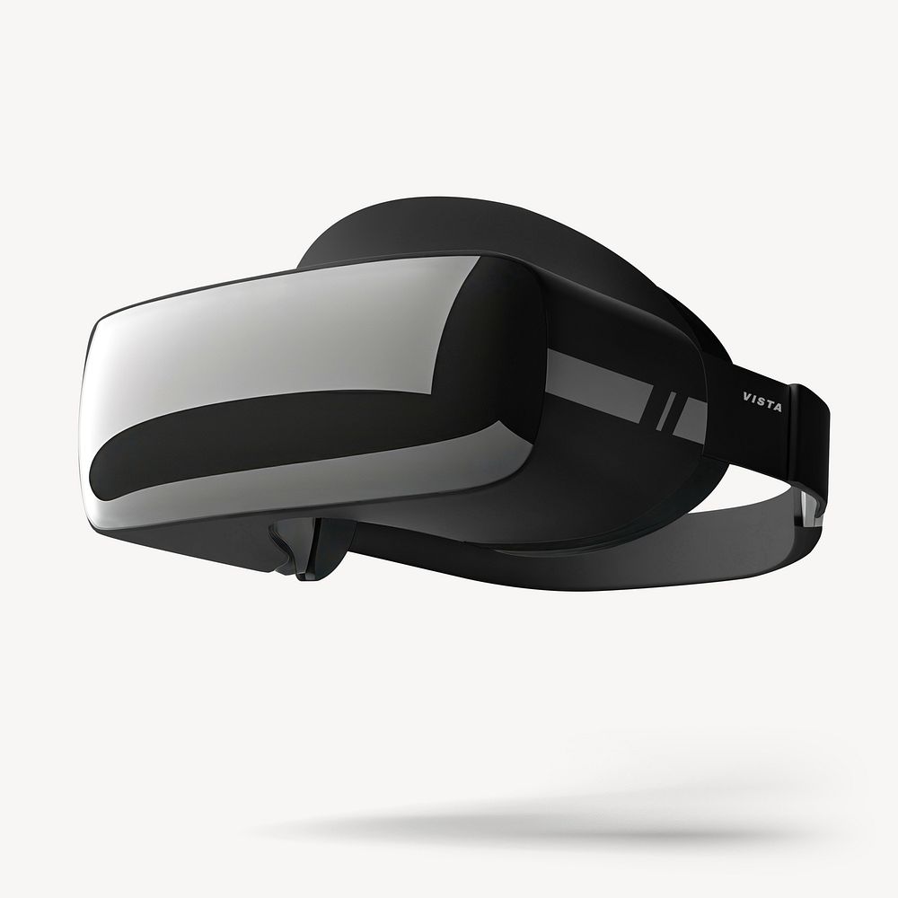VR headset mockup psd