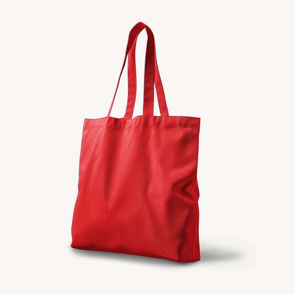 Red tote bag, eco-friendly product