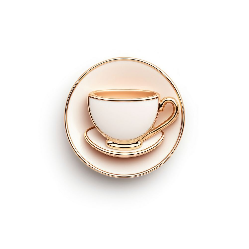 Brooch of tea cup accessories accessory beverage.