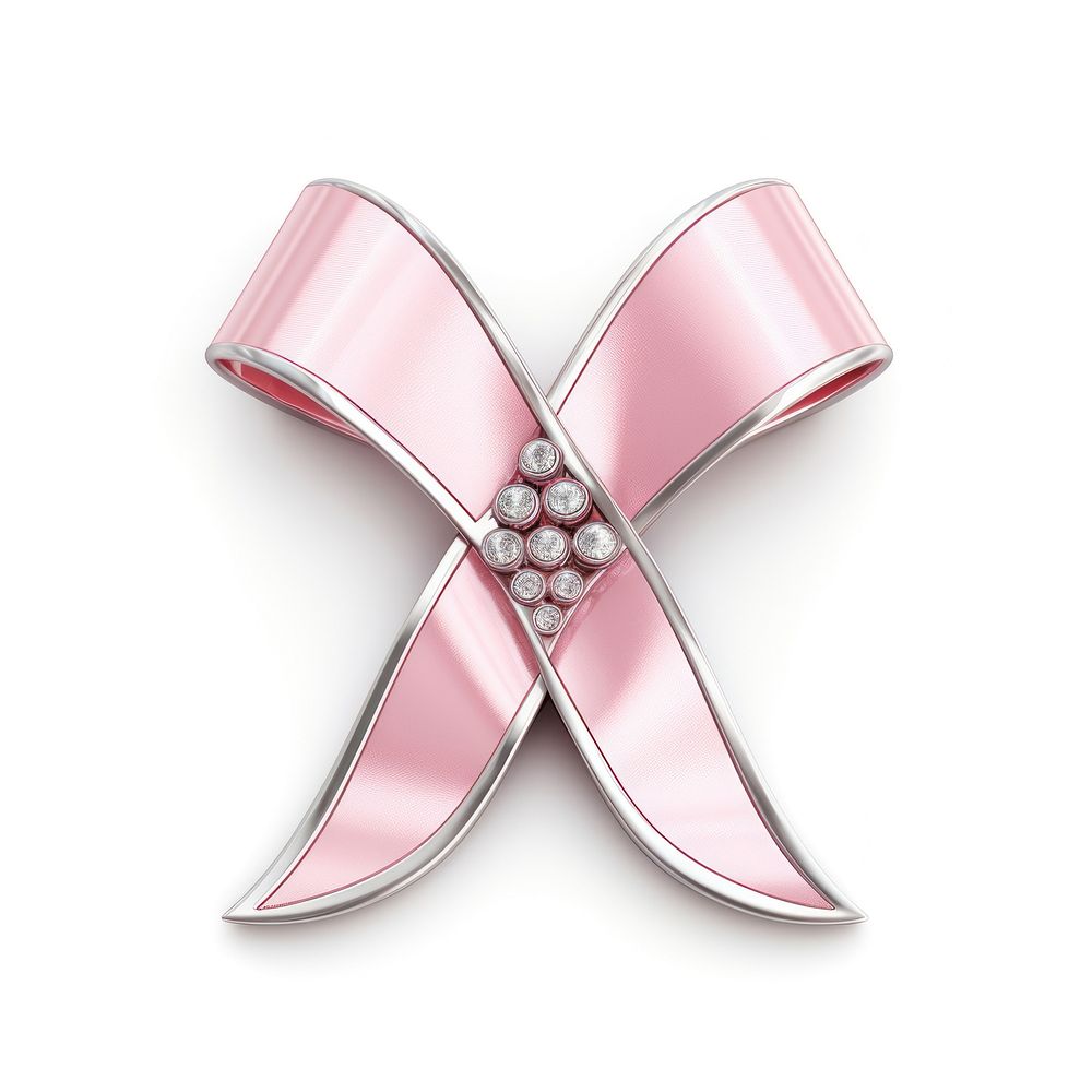 Brooch of cancer ribbon accessories accessory appliance.
