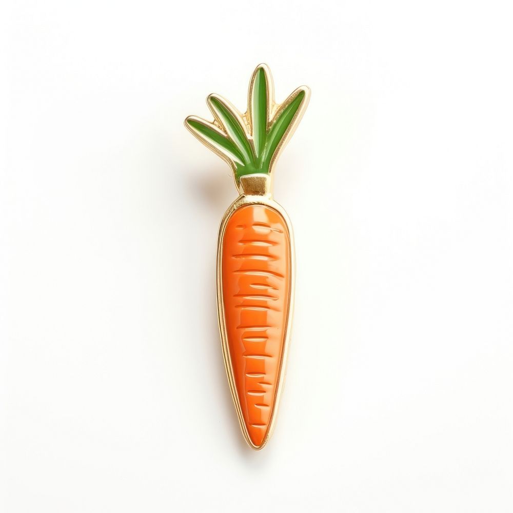 Brooch of carrot accessories vegetable accessory.