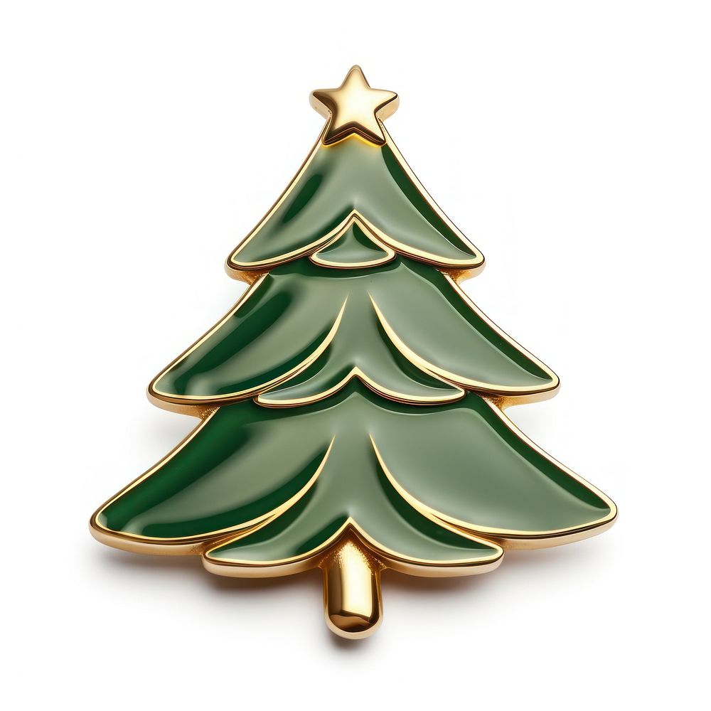 Brooch of christmas tree accessories accessory festival.
