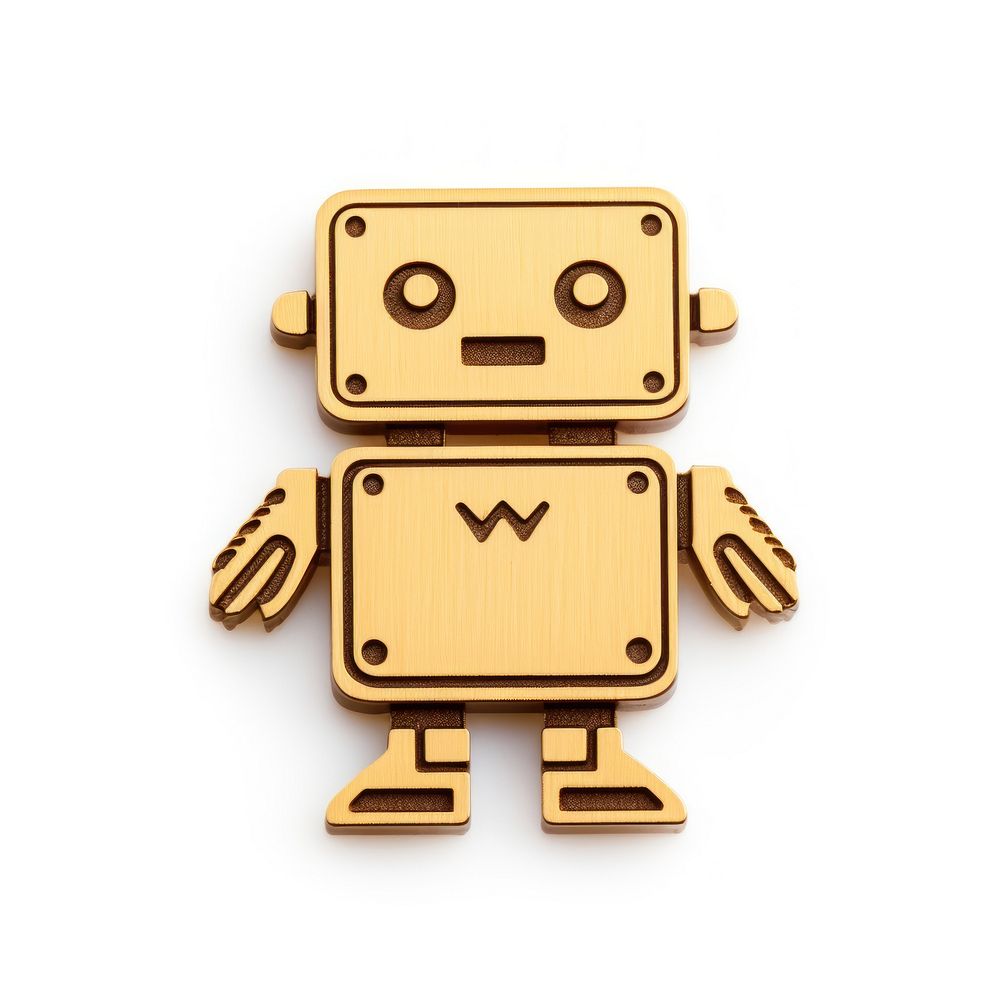 Brooch of cute robot.