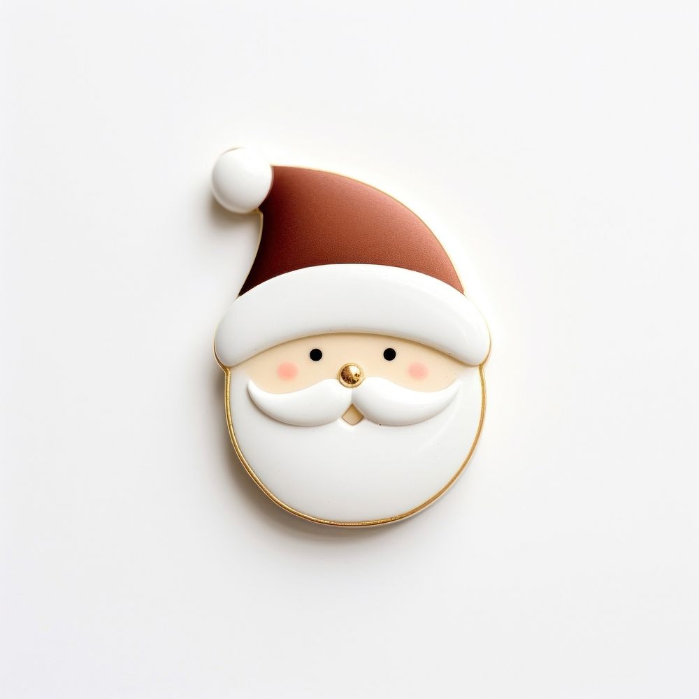 Brooch of cute santa claus confectionery accessories accessory.