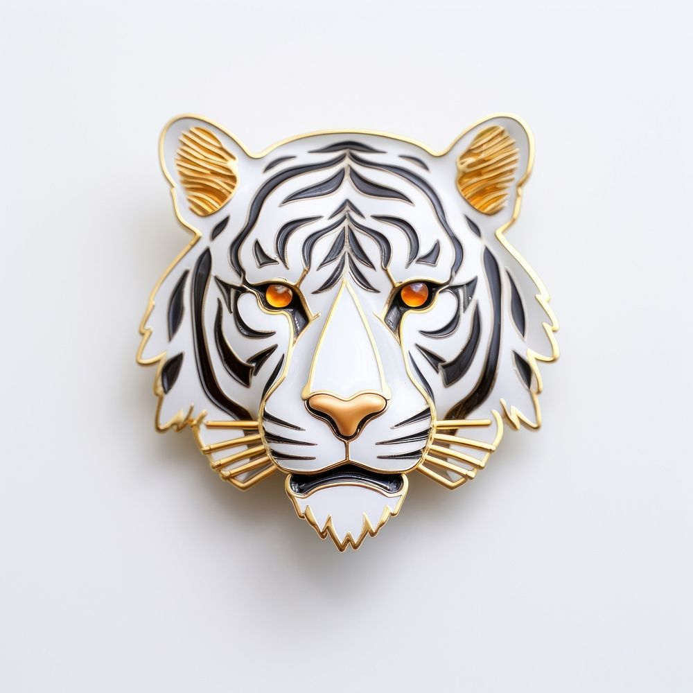Brooch of cute tiger accessories accessory jewelry.