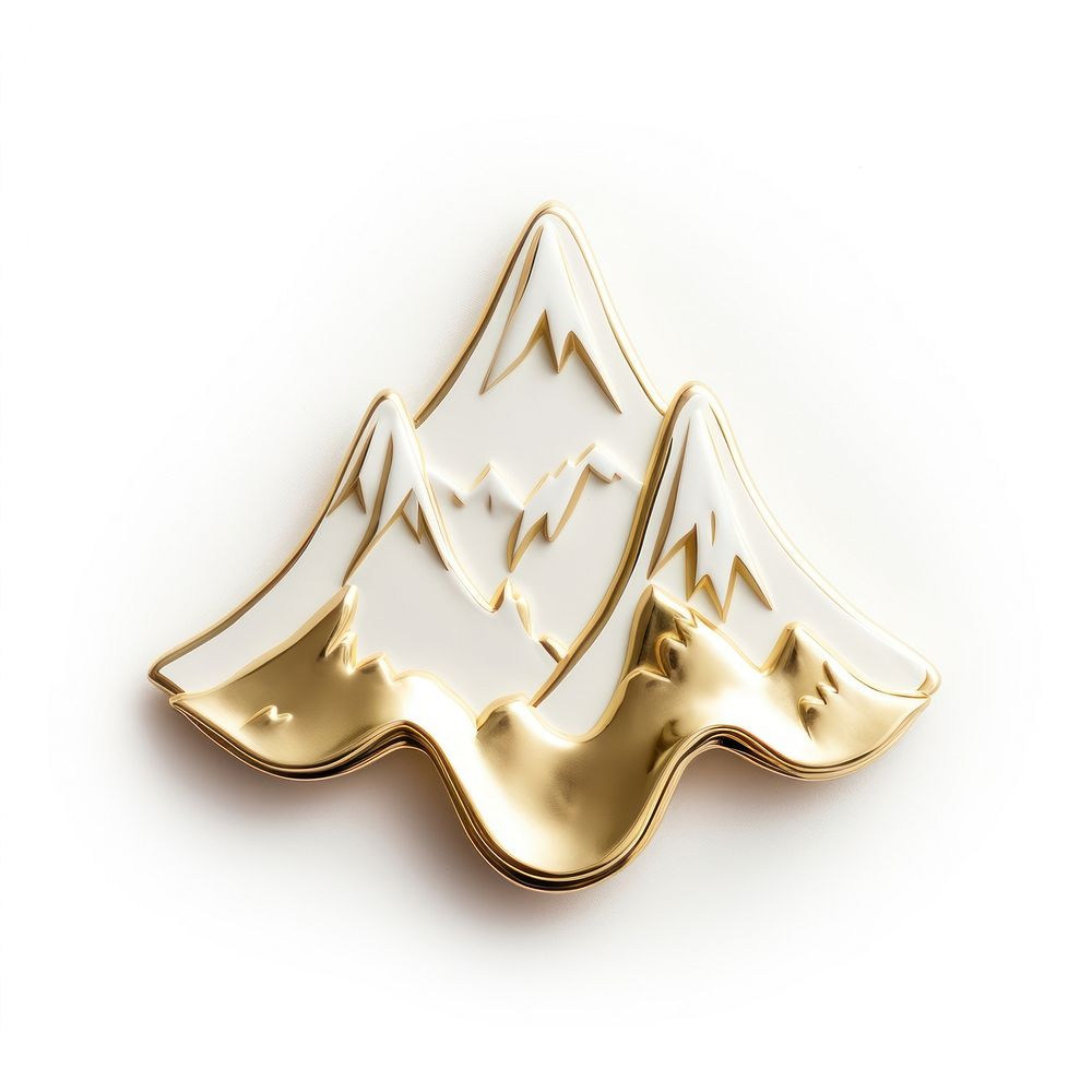 Brooch of mountain accessories accessory jewelry.